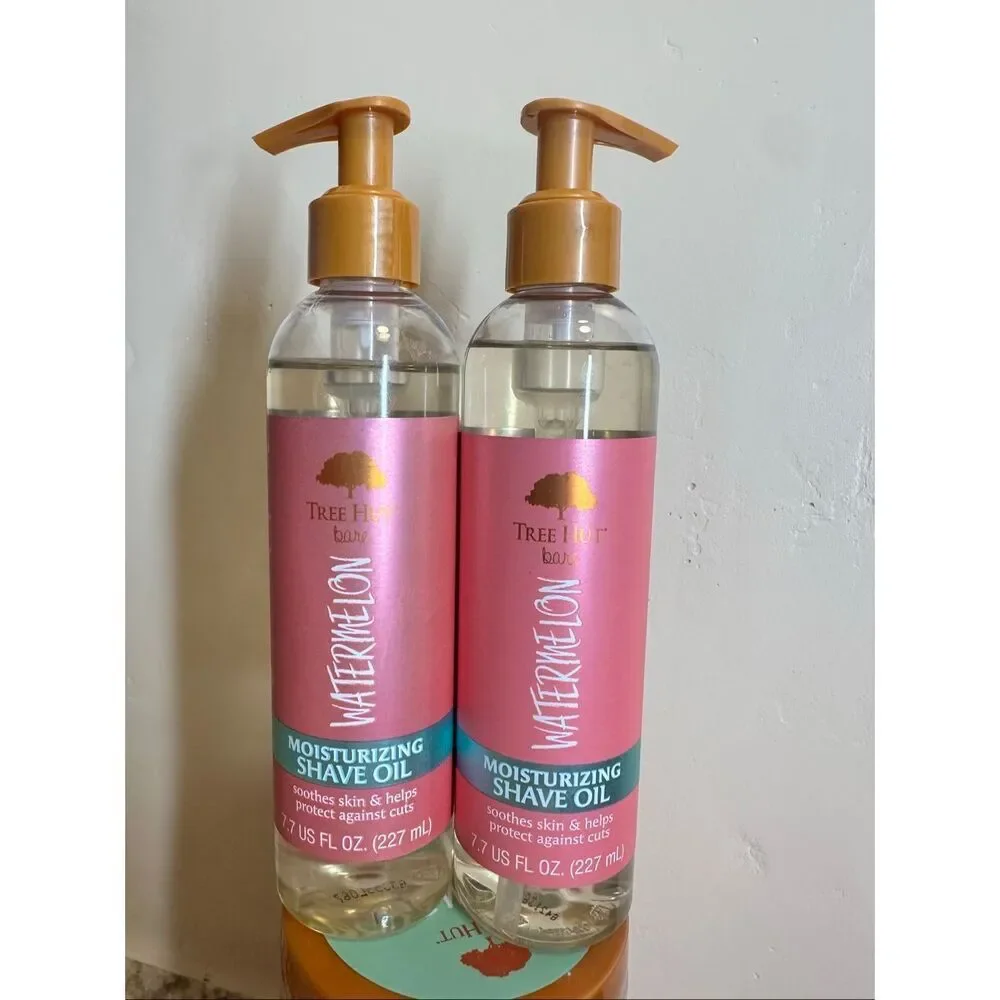 Tree Hut Watermelon Pump Moisturizer Shave Oil x2 New